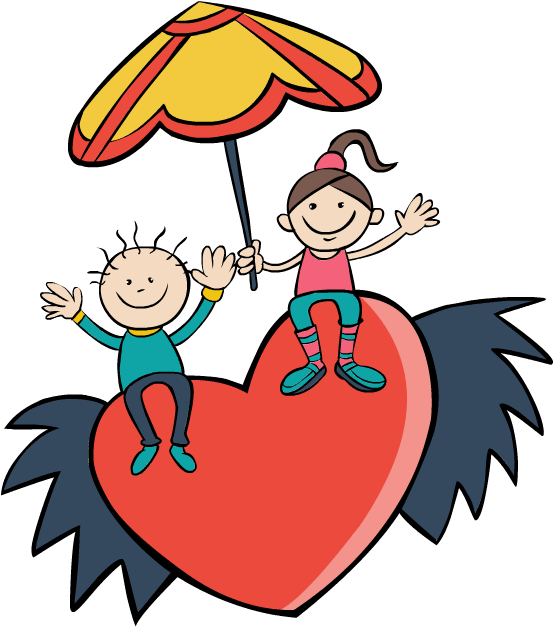 Happy Couples In Love Clipart - Love Girl Boy Png (600x630), Png Download