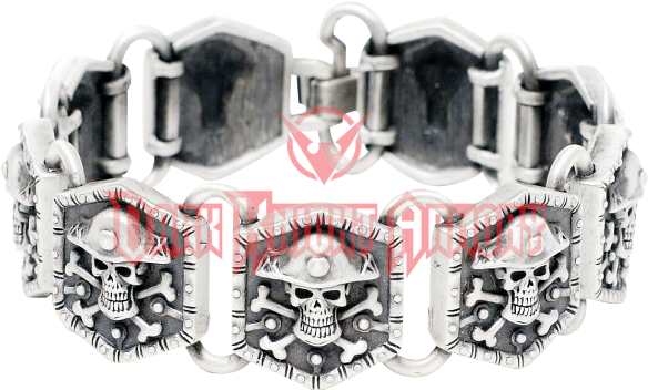 Pirate Skull Bracelet - "pirate Skull Bracelet" (613x613), Png Download