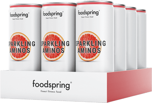 Sparkling Aminos Grapefruit 12 Portion Pack - Sparkling Energy Foodspring (530x368), Png Download