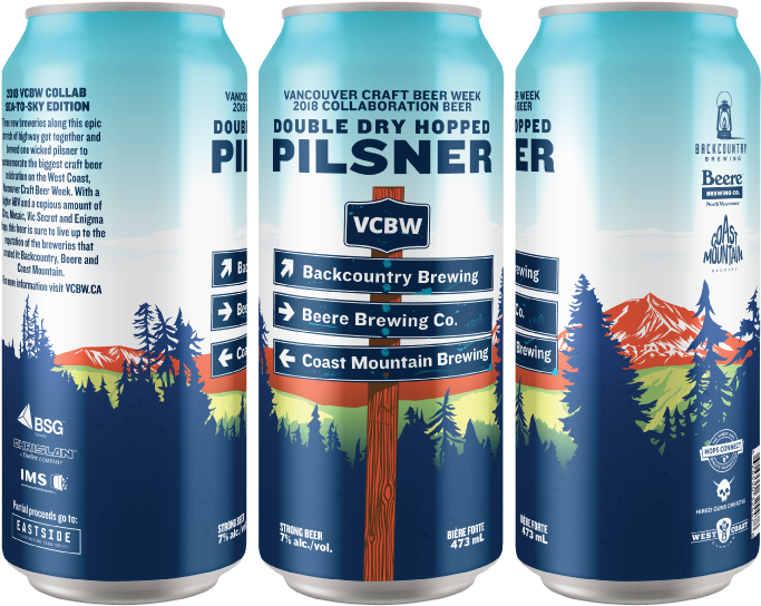 2018 Official Beer - Vancouver Craft Beer Week (708x564), Png Download