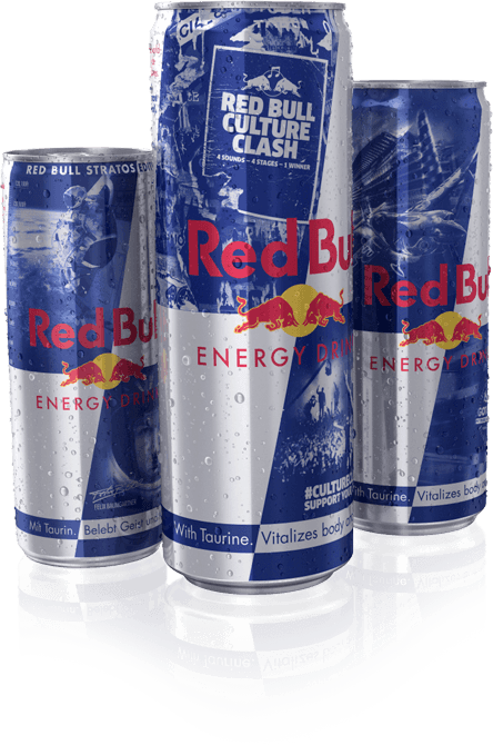 Print - Red Bull Can (444x670), Png Download
