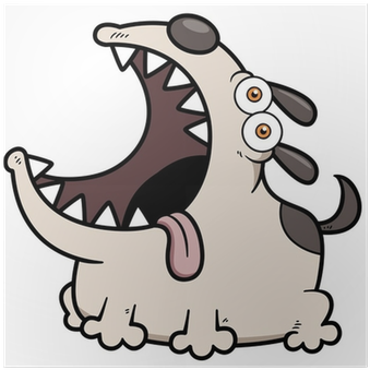 Dog Vector Angry (400x400), Png Download