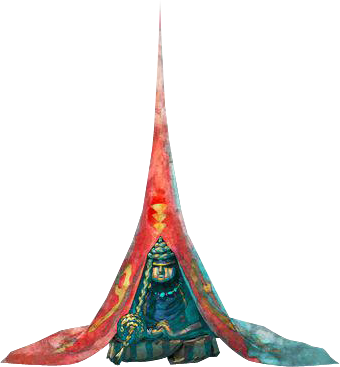 Old Woman Artwork - Impa Skyward Sword Old (340x367), Png Download
