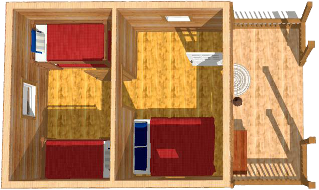 Log Cabin Kits Floor Plans - House (1113x494), Png Download