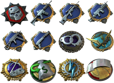 Battlefield 5 Hardline - Battlefield Hardline Medals (400x300), Png Download