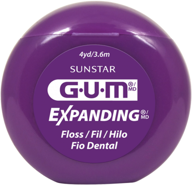 Gum® Expanding® Dental Floss, 4 Yd - Gum Floss Expanding (600x600), Png Download
