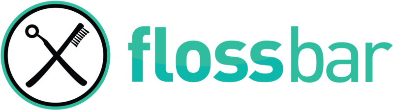 Flossbar Logo Black Side (1000x392), Png Download