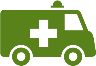 Svg Transparent Ambulance Clipart Emergency Department - Ambulance Clipart (394x350), Png Download