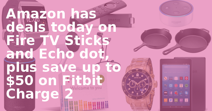 Amazon Has Deals Today On Fire Tv Sticks And Echo Dot, - Invicta Men's 0072 Pro Diver Collection Chronograph (714x374), Png Download