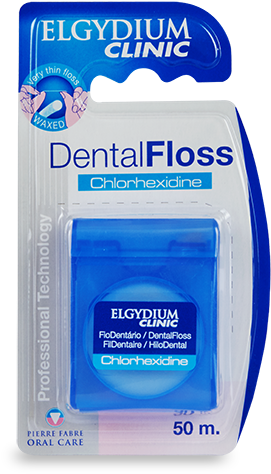 Elgydium Chlorhexidine Dental Floss - Floss Impregnated With Chlorhexidine (400x530), Png Download