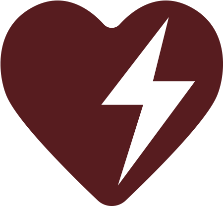 Clip Art Of Heart With A Lightning Bolt - Heart With A Lightning Bolt (553x440), Png Download