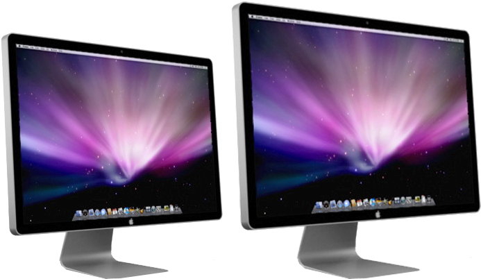 Mockup Of Apple's Existing 24 Inch Led Display Next - Mac Cinema Display 27 (720x401), Png Download