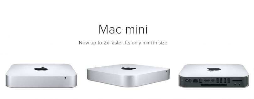 Apple Mac Mini - 2.8 Ghz I5 - 8 Gb - 1 Tb (810x316), Png Download