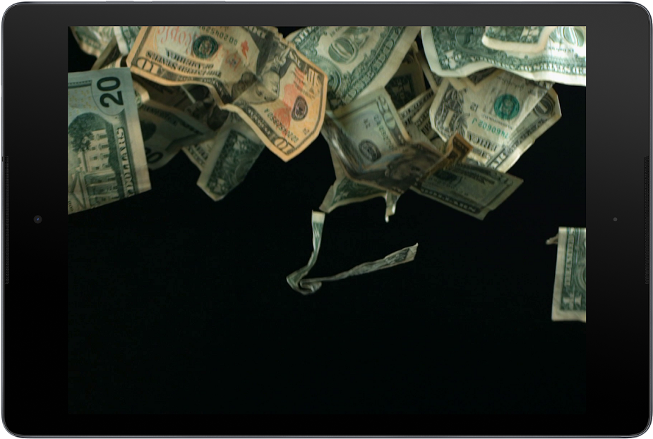 Falling Money 3d Wallpaper 1 0 Download Apk For Android - 20 Us Dollar (1102x800), Png Download