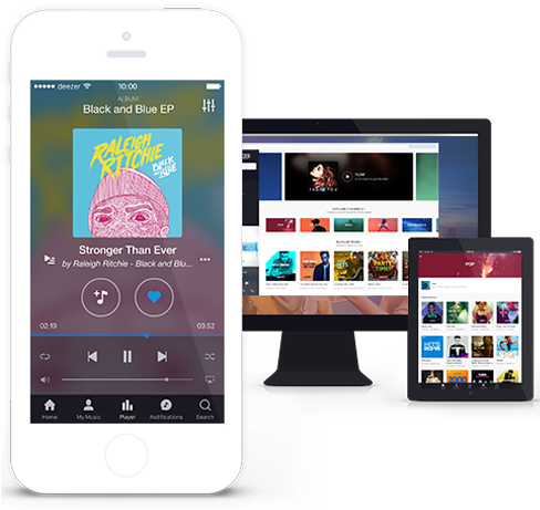 Deezer Premium (560x460), Png Download