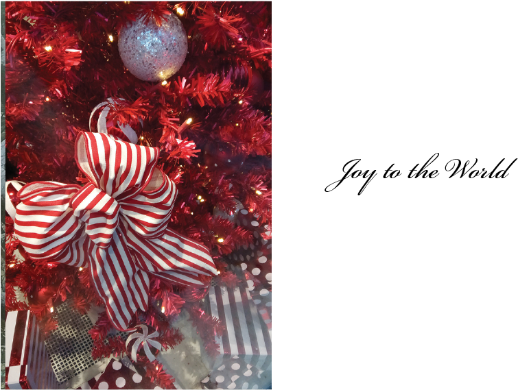Joy To The World - Red (864x600), Png Download