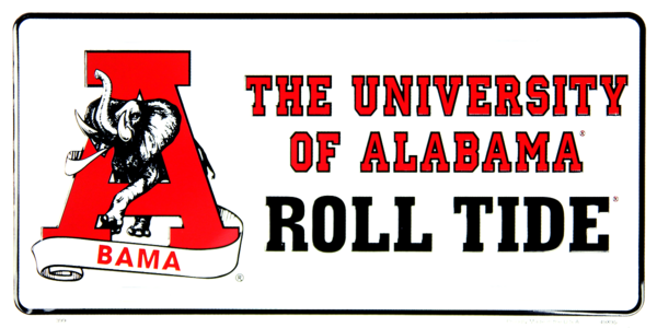 The University Of Alabama Roll Tide - Alabama Crimson Tide (600x300), Png Download