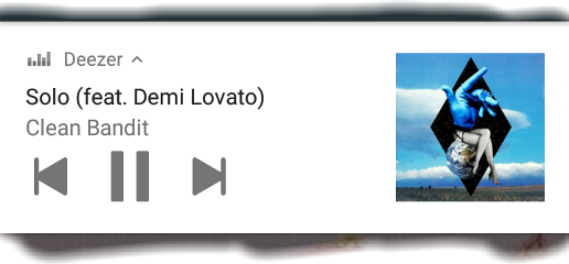 Solo Deezer Demilovato Freetoedit - Creative Arts (516x240), Png Download