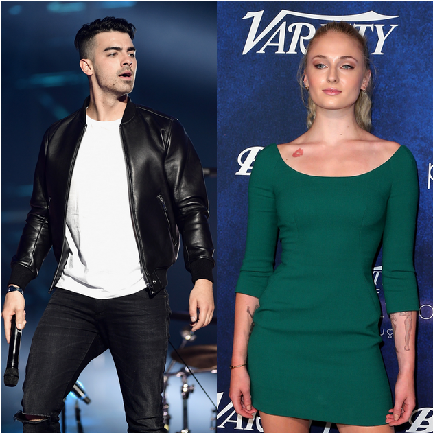 Joe Jonas E Sophie Turner, De "game Of Thrones\ - Variety (1200x630), Png Download