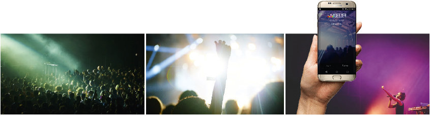 The Benefits Of Deezer Premium - Rock Concert (845x229), Png Download