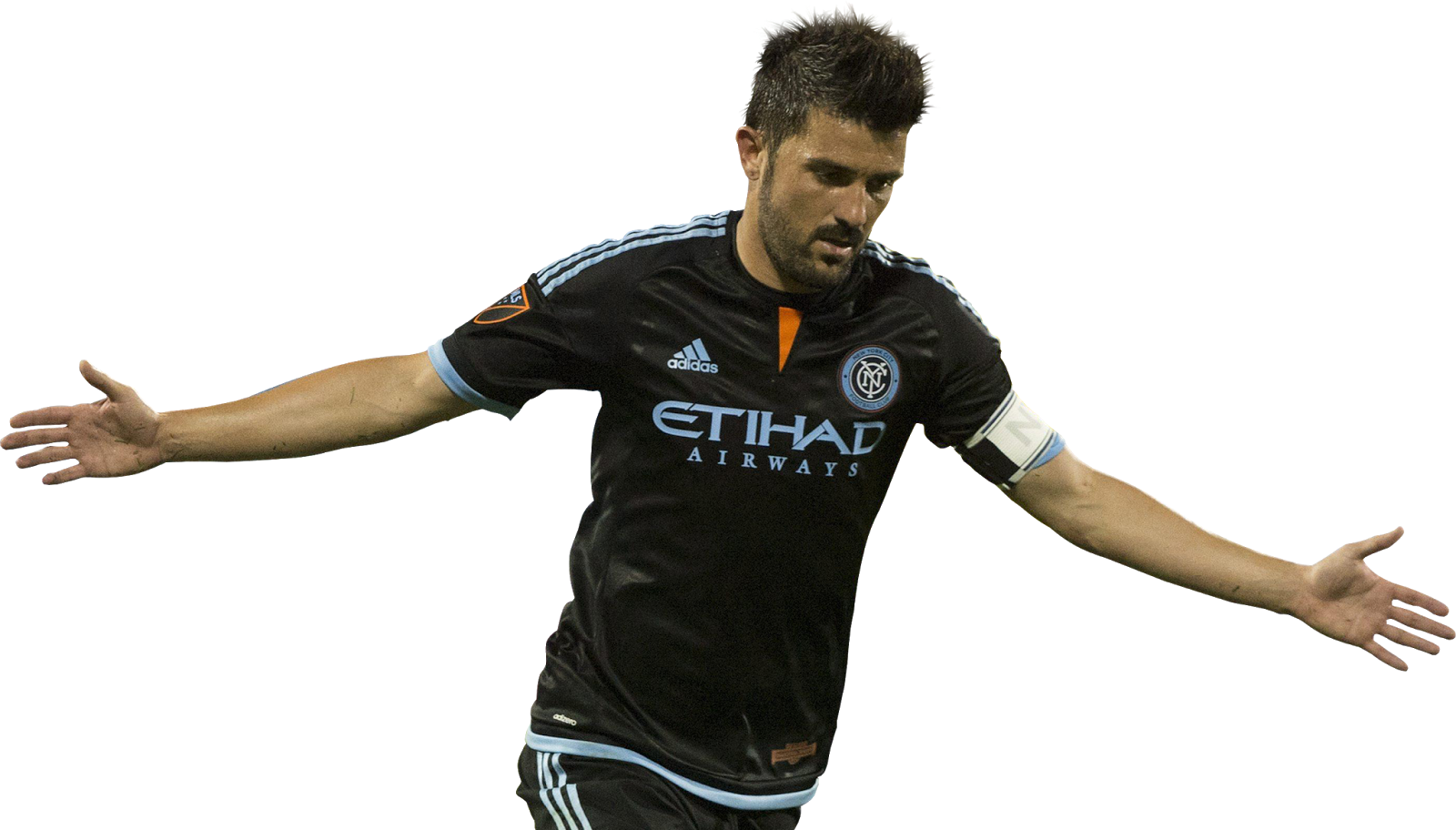 Download Png Image Report - David Villa New York City Png (1600x912), Png Download