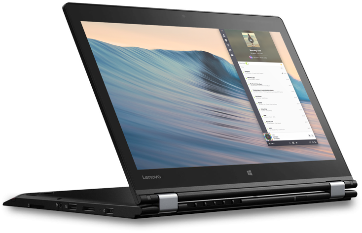 Nes Muzikos Niekas Nepertrauks - Lenovo Thinkpad P40 Yoga Tablet Pc (734x473), Png Download