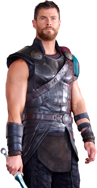 Png Thor - Chris Hemsworth And Tessa Thompson (500x741), Png Download