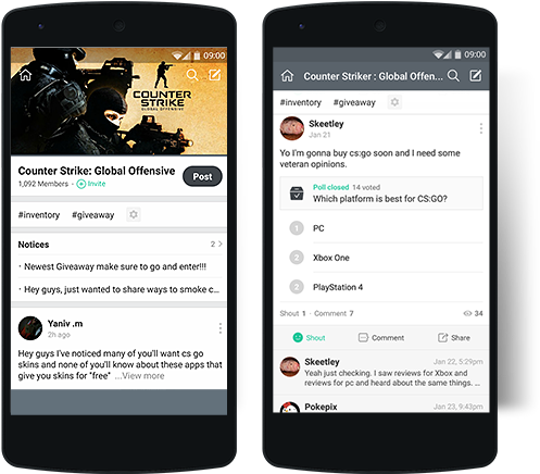 Go Community Chat - Jogo Counter-strike: Global Offensive (540x560), Png Download