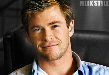 Chris Hemsworth Mixk's Edits Ellen Smith Chris Hemsworth - Chris Hemsworth Adorable (500x240), Png Download