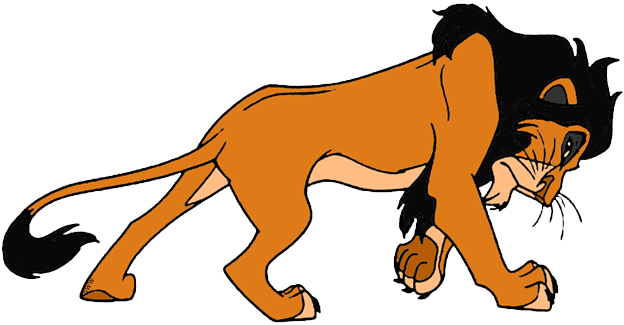 Back To The Lion King Clip Art Menu - Scar Lion King Clipart (624x325), Png Download