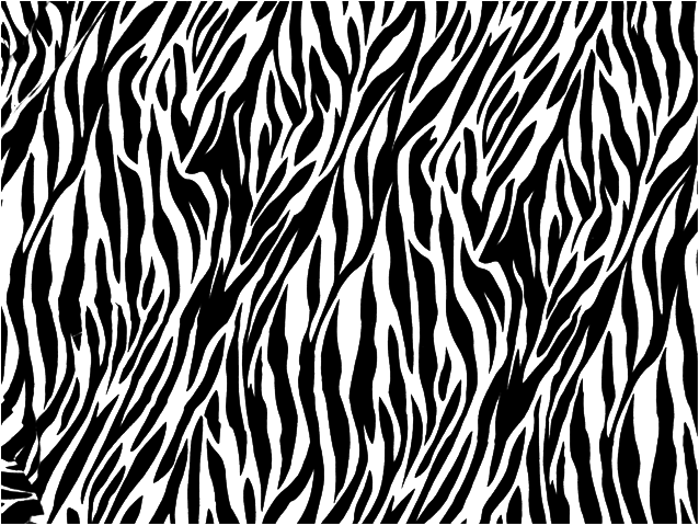 Zebra Print Png Background Image - Black And White Tiger Print (638x479), Png Download