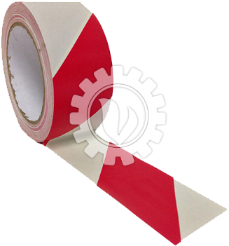 Floor Marking Tape Red White (500x500), Png Download