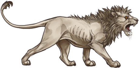 Rabidwhitelionday - Lioden Rabid Lion (640x385), Png Download