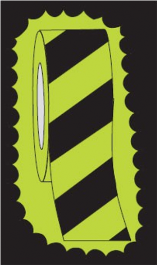 Brady Glow In The Dark Striped Tape Range - Setonglo Stripes Luminous Marking Photoluminescent (800x800), Png Download