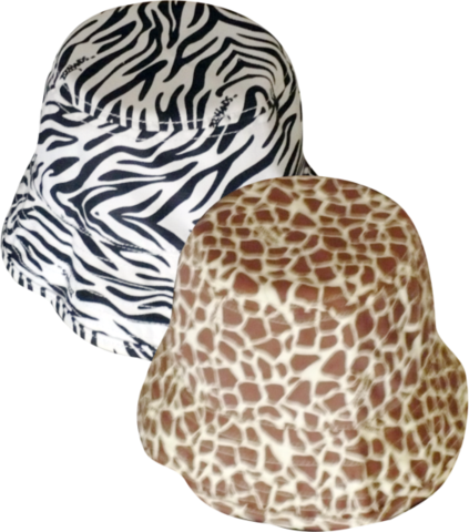 Zoohands® Children's Bucket Hat, Giraffe Or Zebra Print - Hygloss 88411 Designer Tissue Sheets - Snowflake ($4.00 (423x480), Png Download