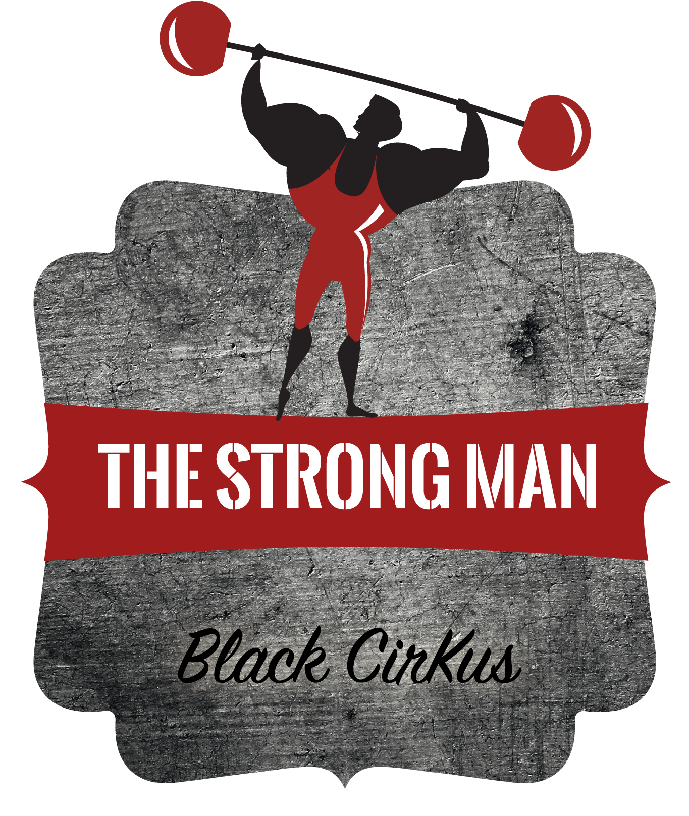 Strongman Strawberry Cream - Circus (2042x2133), Png Download