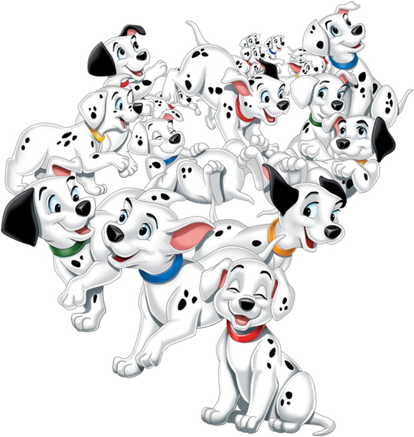 Save Their Children From Cruella, All The While Rescuing - 101 Dalmatians Png (850x1068), Png Download