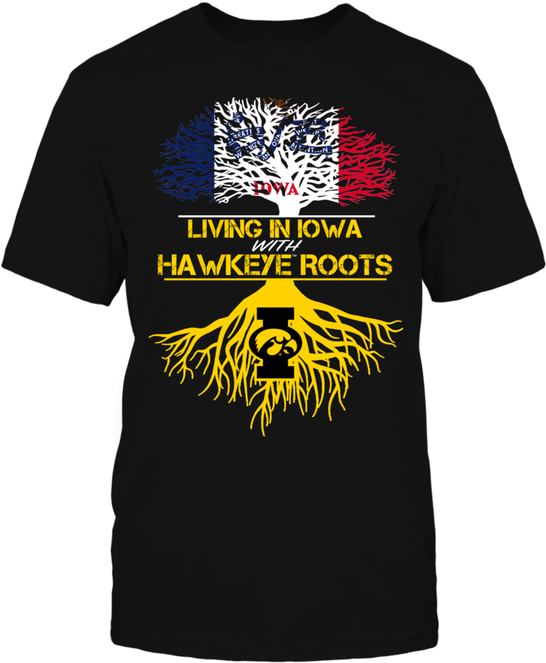 Iowa Hawkeyes - Florida - Hawkeye Roots - Next Level Women's Premium (1000x1000), Png Download