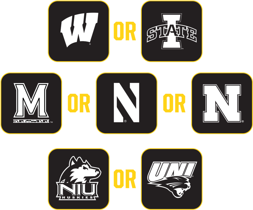 Minipack - Holland Bar Stool Co. Northern Illinois Huskies Hbs (1000x836), Png Download