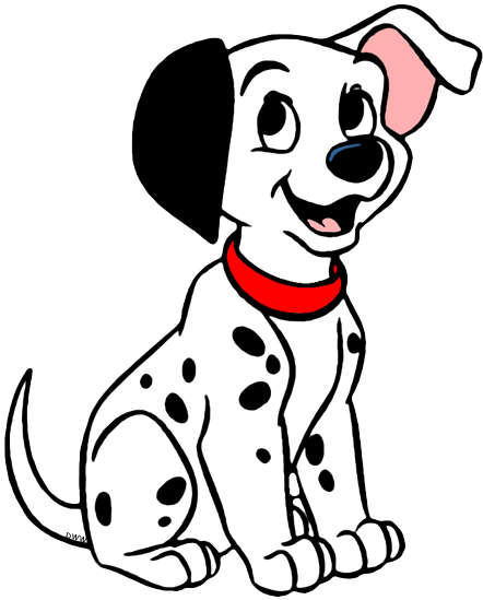 Puppy - Disney Classics 101 Dalmatians Signs Red Fabric (442x549), Png Download