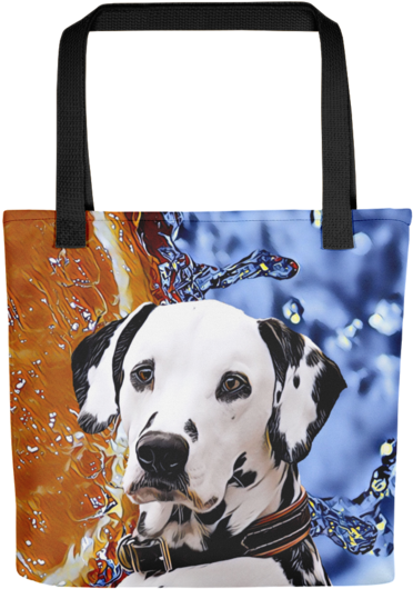 Dalmatian Tote Bag - Bag (580x580), Png Download