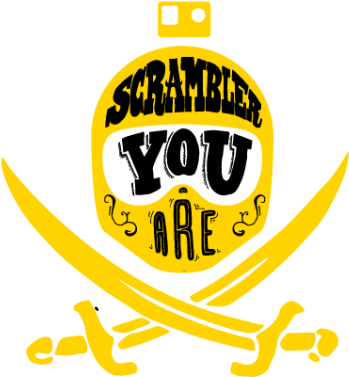 “scrambler You Are” - Skull And Crossbones Pirate Sign (400x400), Png Download