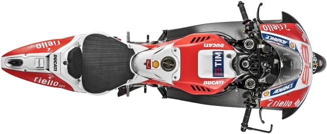 03 - Ducati Desmosedici Gp 2017 Spec (712x294), Png Download
