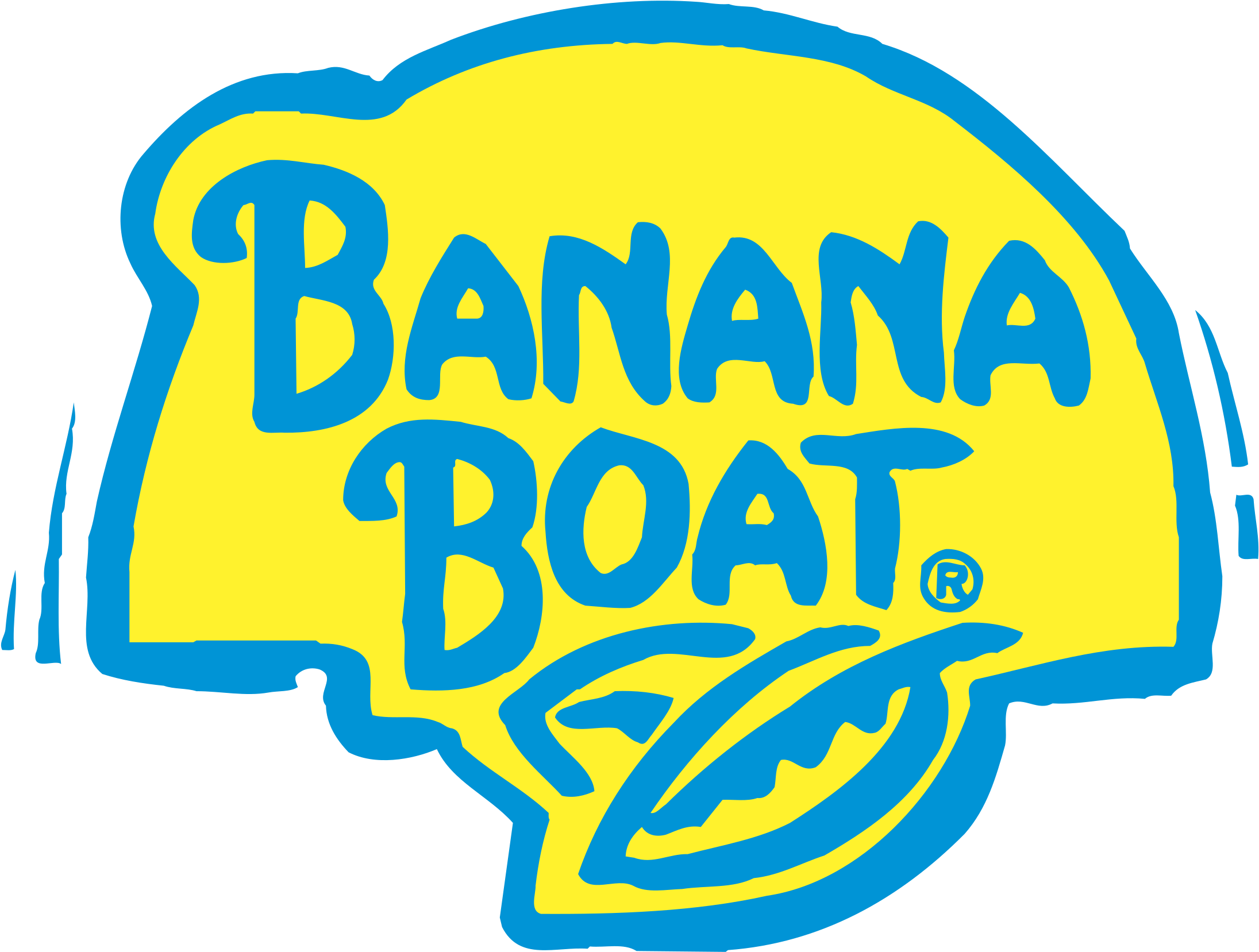 Banana Boat Logo Png Transparent - Banana Boat Sunscreen Logo (2400x2400), Png Download
