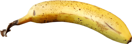 Banana With A Transulate Background (600x300), Png Download