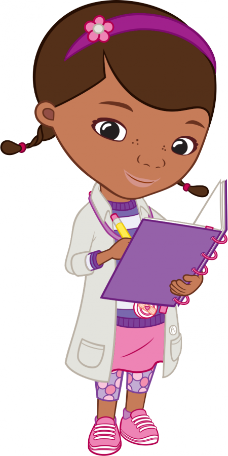 Velkoobchod S Licenčním Textilem - Doc Mcstuffins Writing (450x900), Png Download