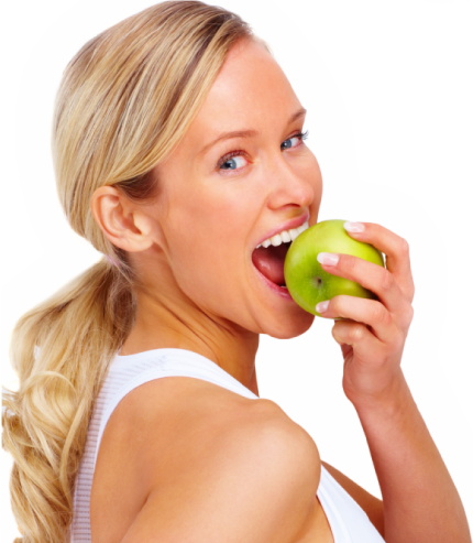 The Weight Loss Equation Is Fairly Simple Expend More - Weight Loss Girl Eat Png (430x493), Png Download