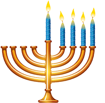 Hanukkah Candles Png Download - Hanukkah Symbol (361x363), Png Download