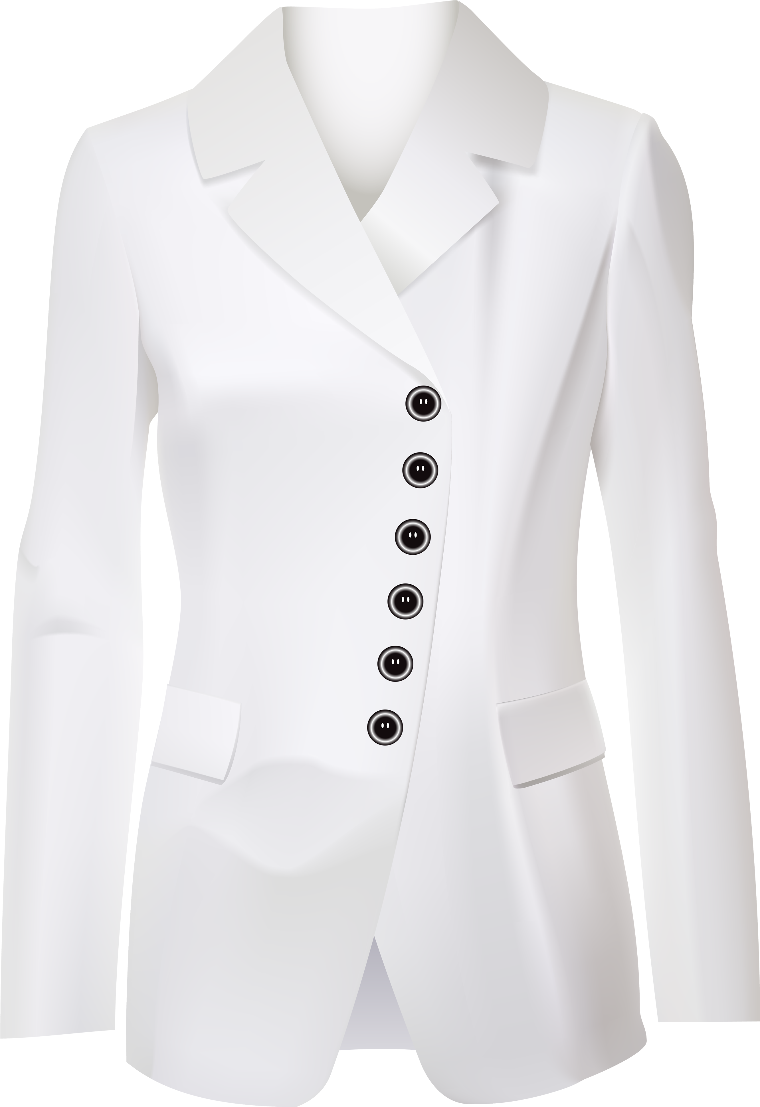 Female White Jacket Png Clipart - Portable Network Graphics (2754x4000), Png Download
