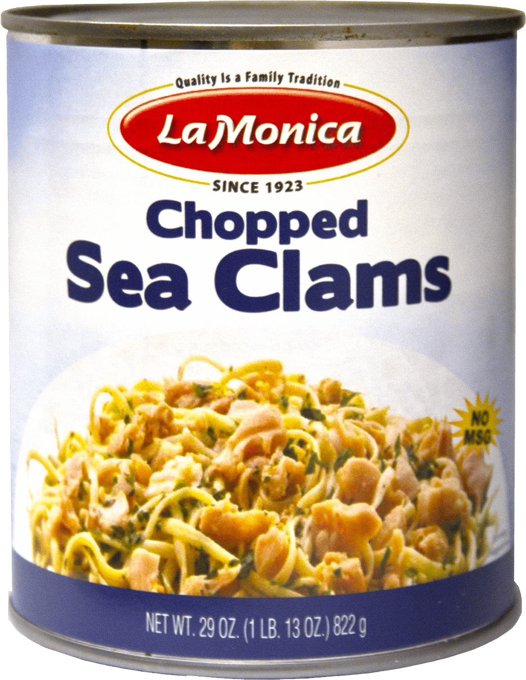 Can Of Lamonica 29 Oz Chopped Sea Clams - Lamonica Chopped Sea Clams (1200x1440), Png Download